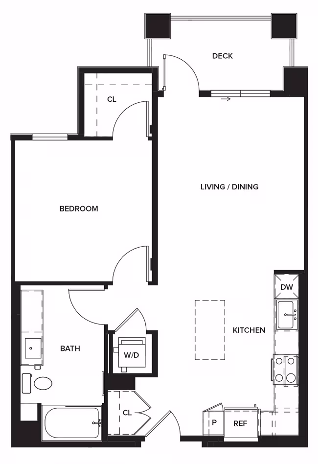Unit 2515 1526 floor plan